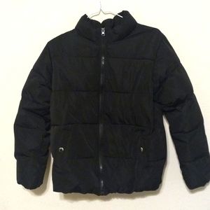 FOREVER 21 Black Winter Puffer Girl's 13/14